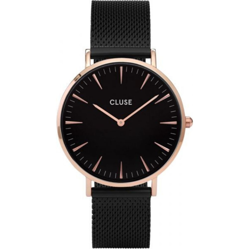 CLUSE | Boho Chic - Mesh Zwart/Rosé/Zwart